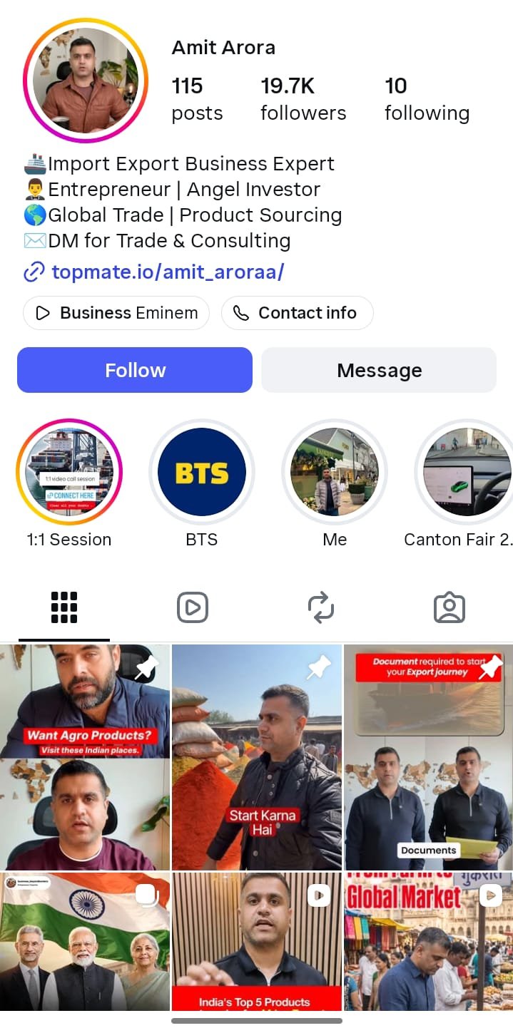 Amit Arora — Instagram growth with Orgix Media