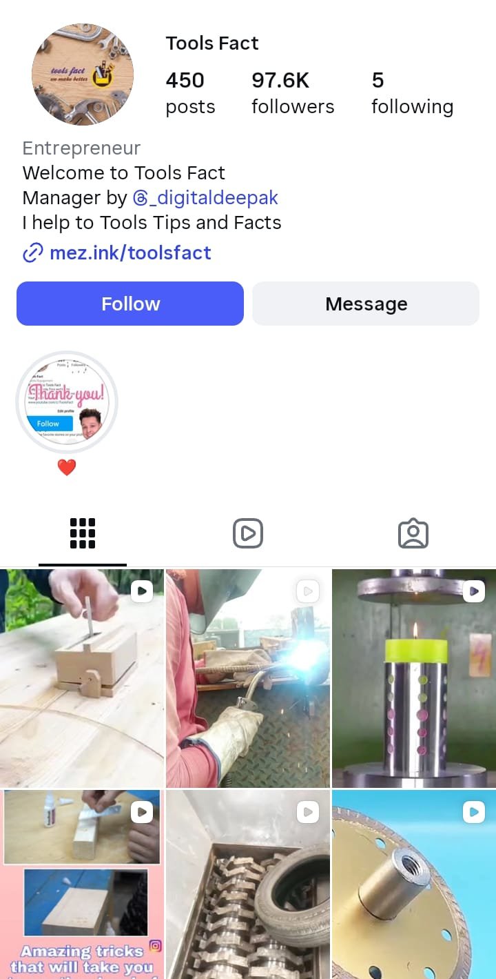 Tools Fact — Instagram growth with Orgix Media